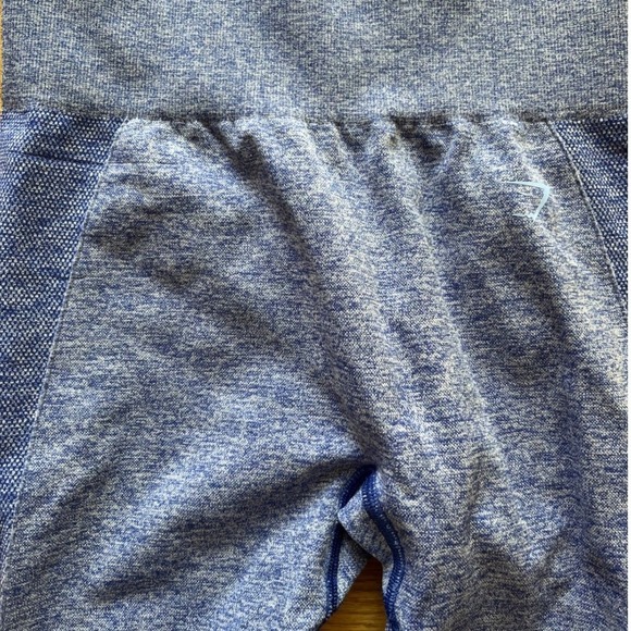 Gymshark Leggings Blue size Small Ankle Length Activewear Athletic - Picture 6 of 7